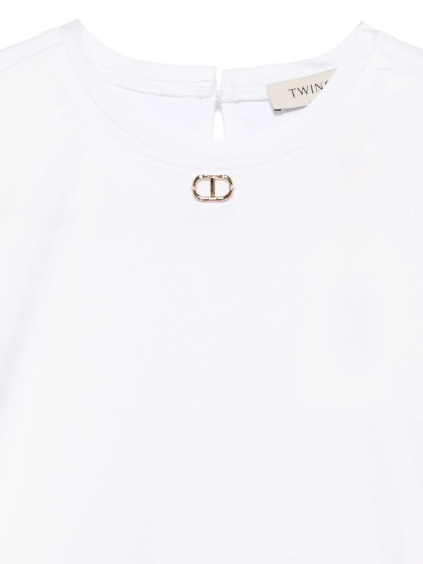 TWINSET: T-shirts online - T-Shirt - Argent