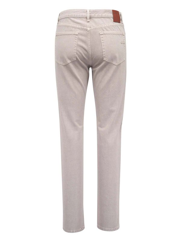 ZEGNA: ブーツカットジーンズ online - ブーツカットジーンズ - ベージュ