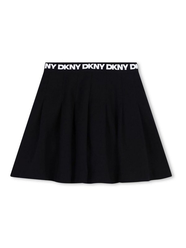 DKNY: Knielange und Midi Röcke - Midirock - Schwarz