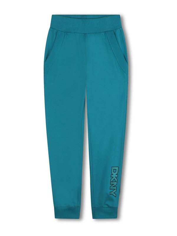 DKNY: Pantalones deportivos - Pantalones Deportivos - Azul Claro