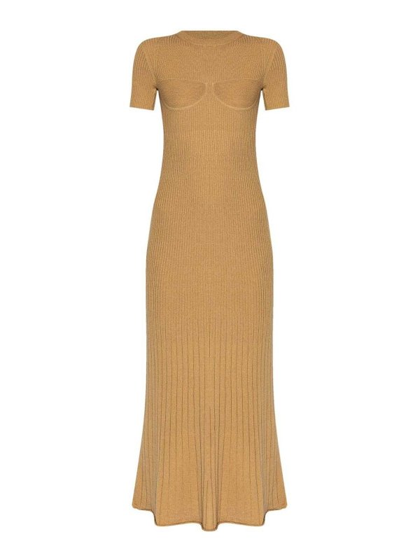 Max Mara: ニーレングスドレス - 膝丈ドレス - 白