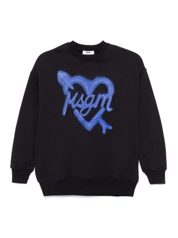 M.S.G.M. KIDS: Sweatshirts & Pulls - Sweat-Shirts - Noir