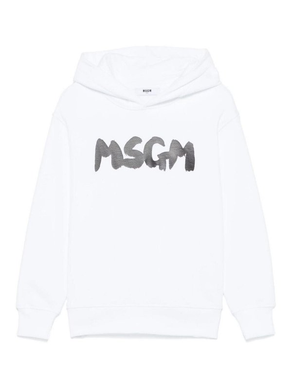 M.S.G.M. KIDS: Sudaderas y suéteres - Sudadera - Blanco