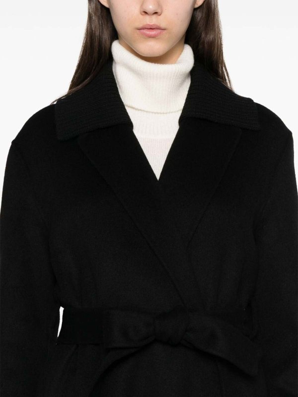 P.A.R.O.S.H.: ショートコート online - ショートコート - 黒