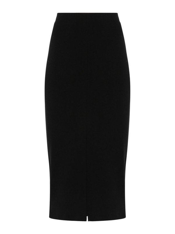 Pinko: Knielange und Midi Röcke - Midirock - Schwarz