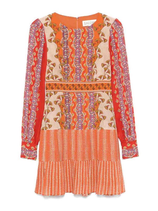 SALONI: ショートドレス - ショートドレス - マルチカラー