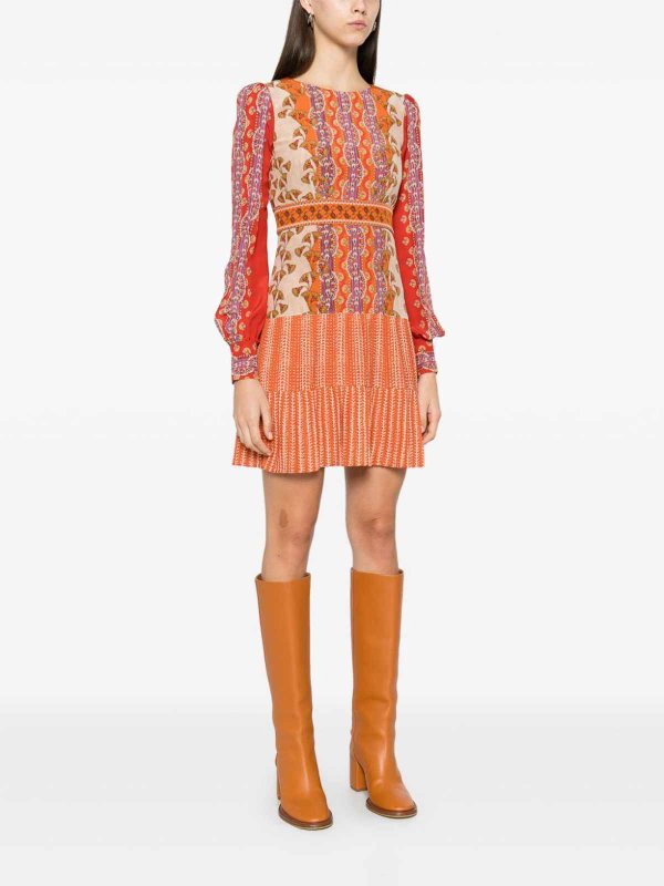 ショートドレス - マルチカラー shop online: SALONI