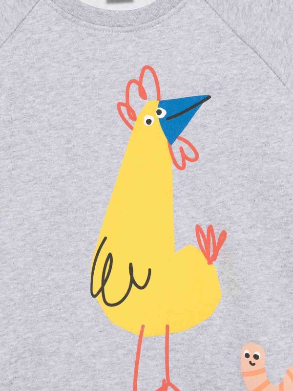 Stella McCartney Kids: Sweatshirts und Pullover online - Sweatshirt - Hellgrau