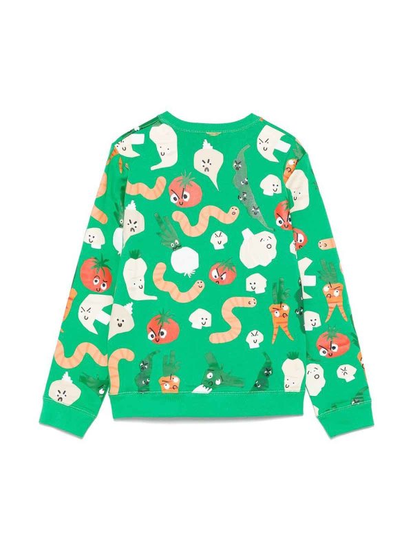 Stella McCartney Kids: Sweatshirts und Pullover online - Sweatshirt - Grün