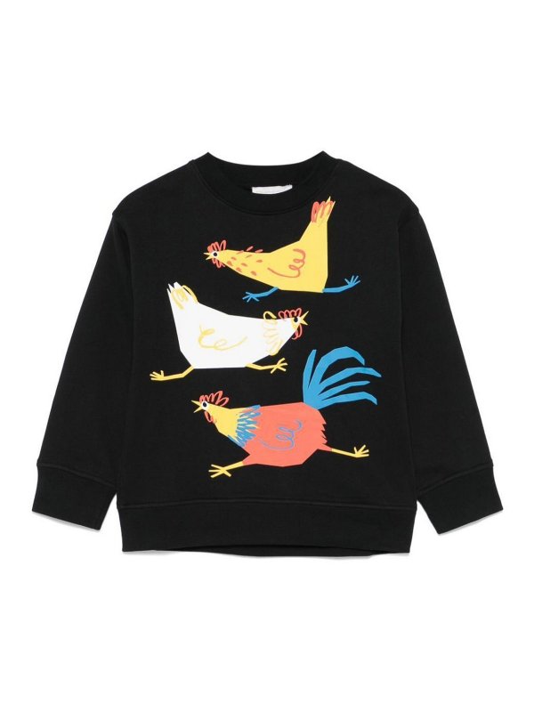 Stella McCartney Kids: Sweatshirts und Pullover - Sweatshirt - Schwarz