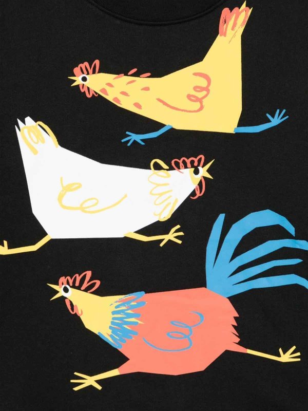 The Best Shops Stella McCartney Kids: Sweatshirts und Pullover - Sweatshirt - Schwarz