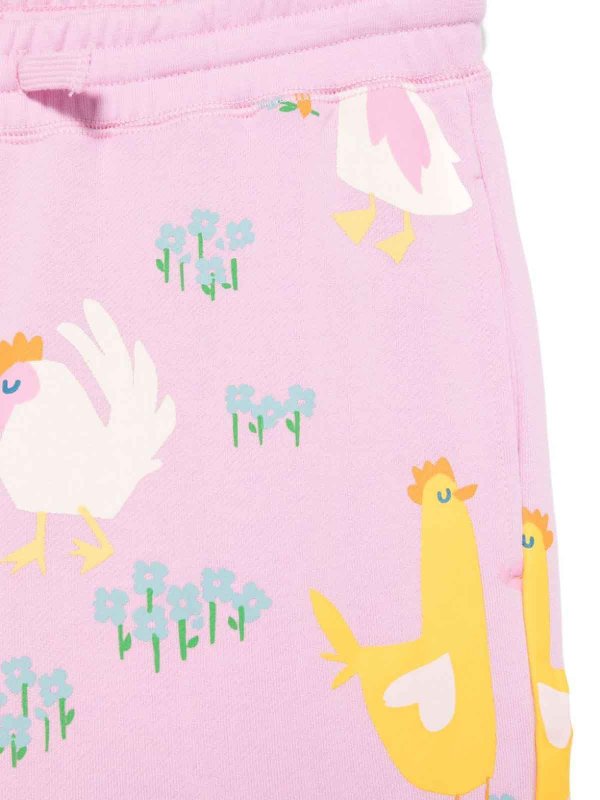 The Best Shops Stella McCartney Kids: Pantalons de survêt.mes
nt  - Pantalons De Sport - Fuchsia