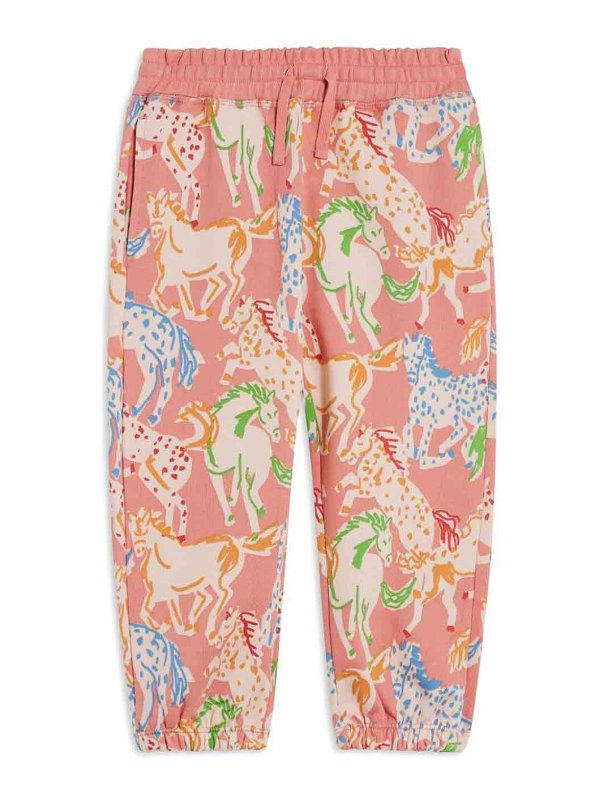 Stella McCartney Kids: Pantalones deportivos - Pantalones Deportivos - Fucsia