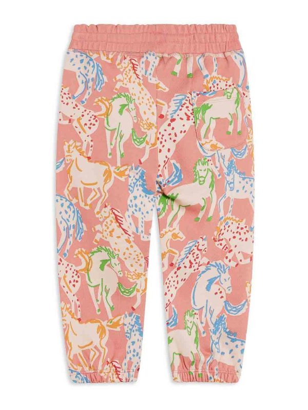 Stella McCartney Kids: Pantalones deportivos online - Pantalones Deportivos - Fucsia