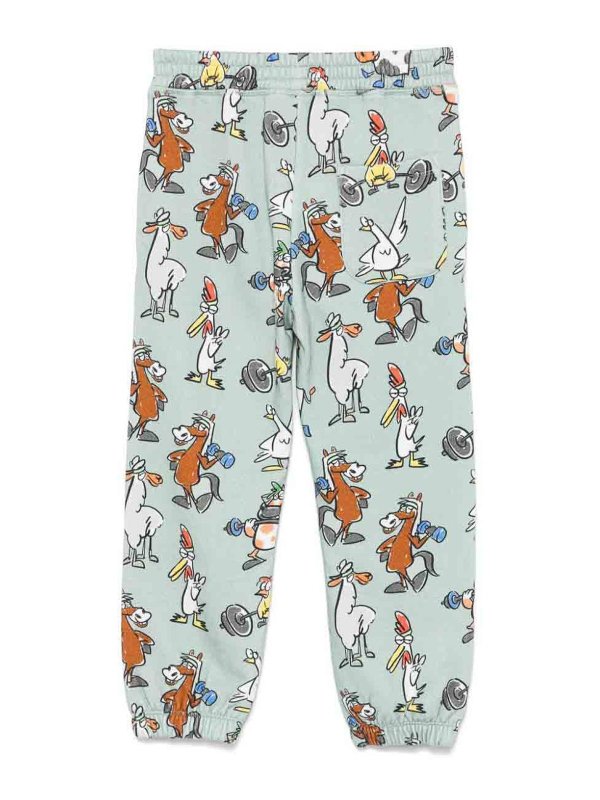 Stella McCartney Kids: Pantalones deportivos online - Pantalones Deportivos - Azul Claro