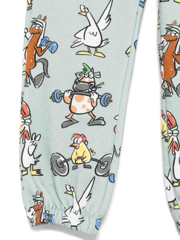 The Best Shops Stella McCartney Kids: Pantalones deportivos - Pantalones Deportivos - Azul Claro