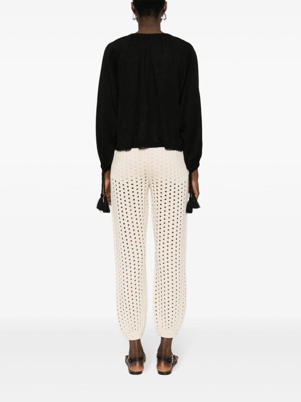 Rundhalspullover - Weiß shop online: Max Mara