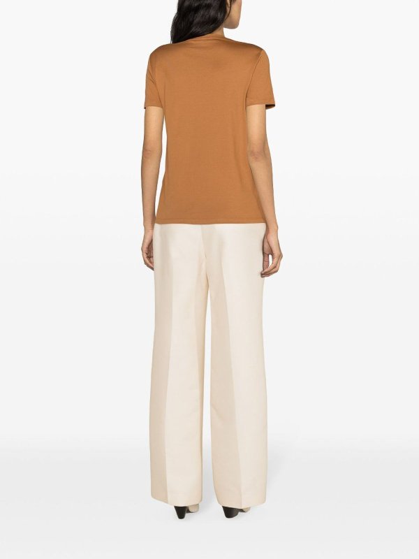 Max Mara: Strickpullover mit Rundhalsausschnitt online - Rundhalspullover - Schwarz