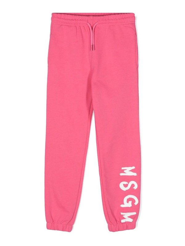 M.S.G.M. KIDS: Pantalons casual - Pantalons Décontractés - Fuchsia