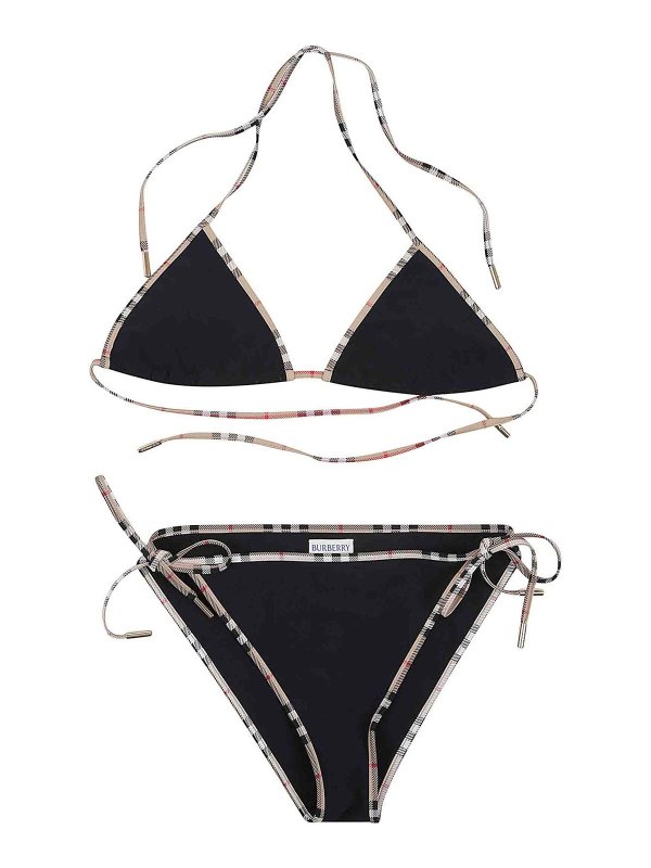 BURBERRY: Bikini - Badeanzug - Schwarz