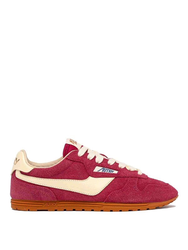 AUTRY: trainers - Windspin suede and leather trainers