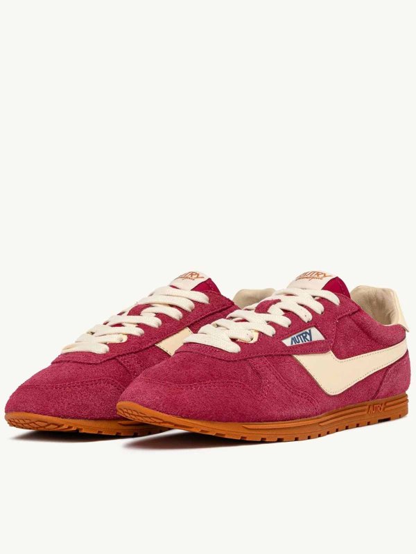 AUTRY: trainers online - Windspin suede and leather trainers