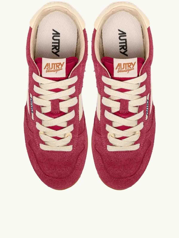 AUTRY buy online Windspin suede and leather trainers