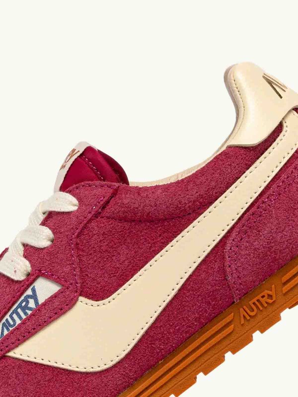 The Best Shops AUTRY: Windspin suede and leather trainers