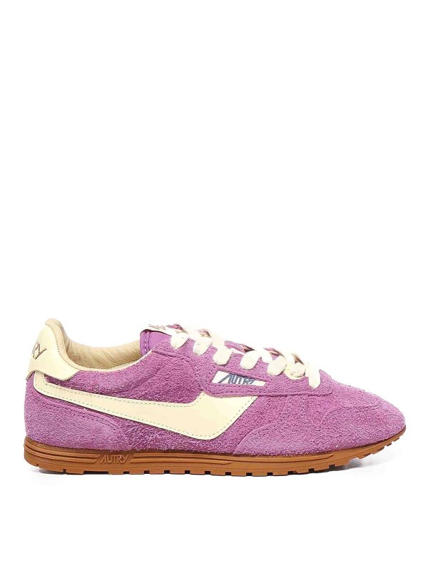 AUTRY: trainers - Windspin suede and leather trainers