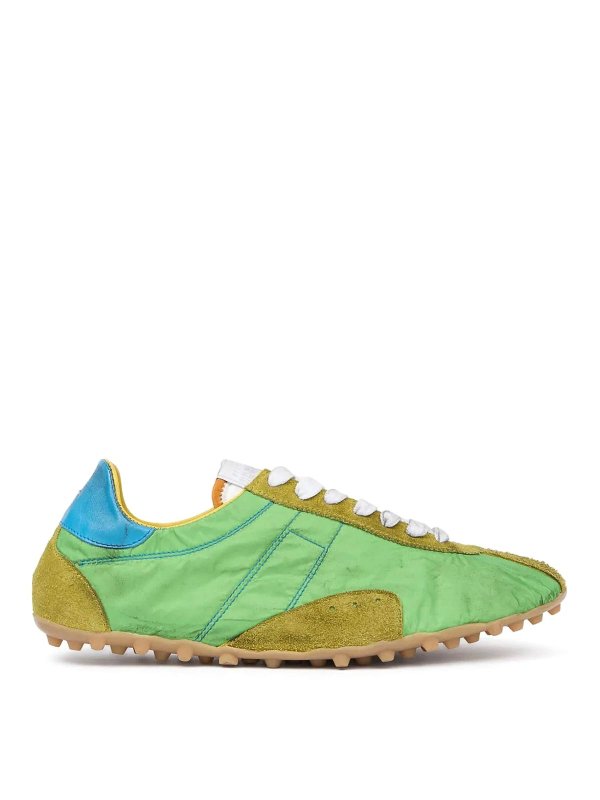 Maison Margiela: Chaussures de sport - Baskets - Vert