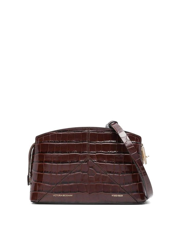 VICTORIA BECKHAM: クロスボディバッグ - クロスボディバッグ - ブラウン