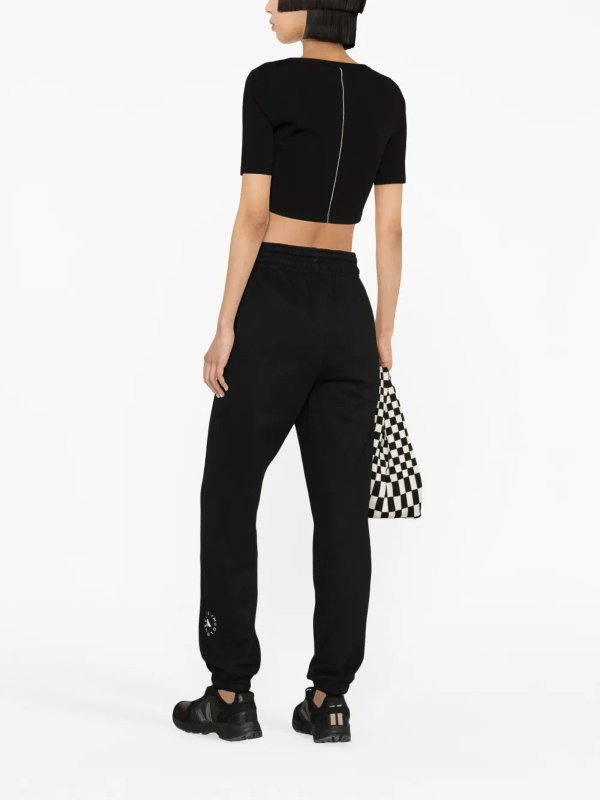 The Best Shops ADIDAS BY STELLA MCCARTNEY: Trousers Shorts - McCartney Black sweatshirt trousers