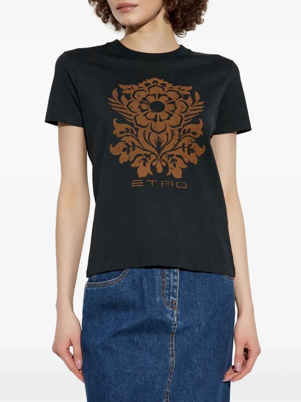 The Best Shops ETRO: T-shirts - T-Shirt - Schwarz