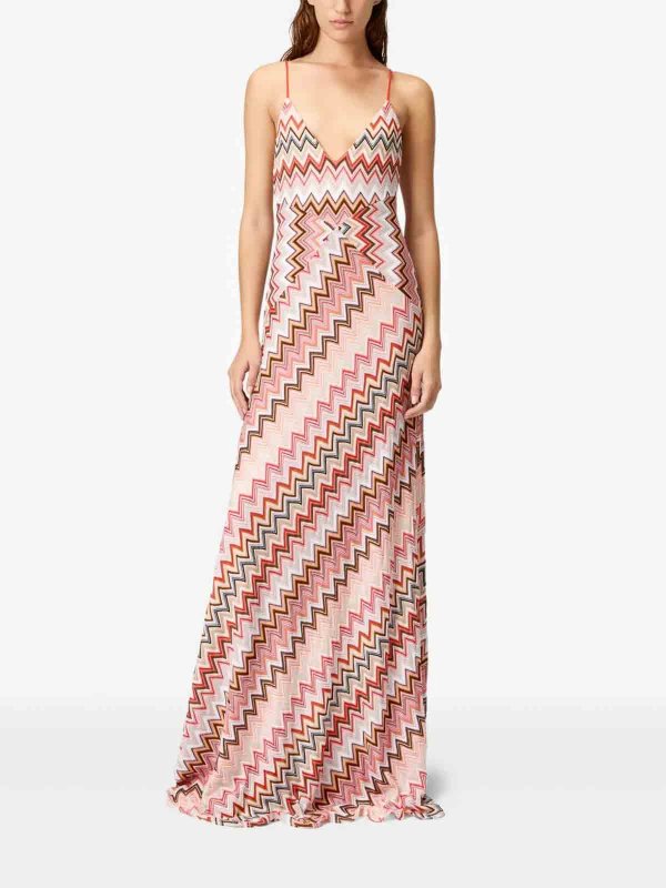 MISSONI: evening dresses online - Abito Lungo Zig Zag