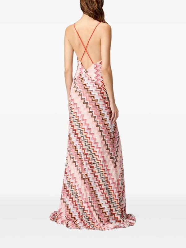 Abito Lungo Zig Zag shop online: MISSONI