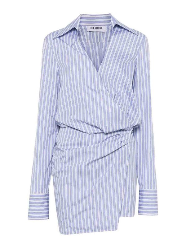 The Attico: ショートドレス - ショートドレス - ブルー