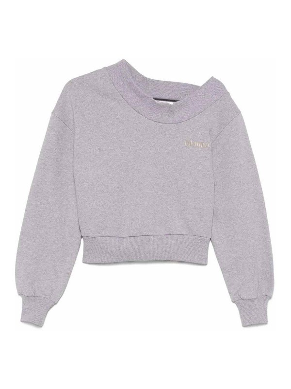 The Attico: スウェット＆セーター - スウェットシャツ/セーター - グレー