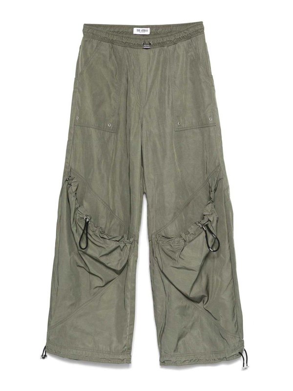 The Attico: Shorts - Short - Vert Foncé