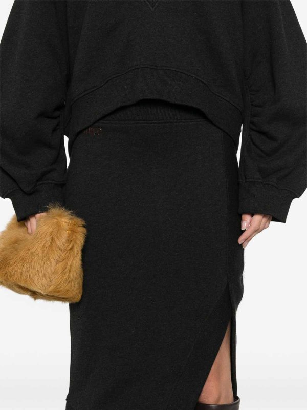 The Attico: Jupes midi et au genou online - Jupe Midi - Noir