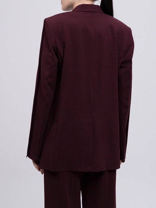 The Best Shops VICTORIA BECKHAM: blazers - Blazer Burgundy