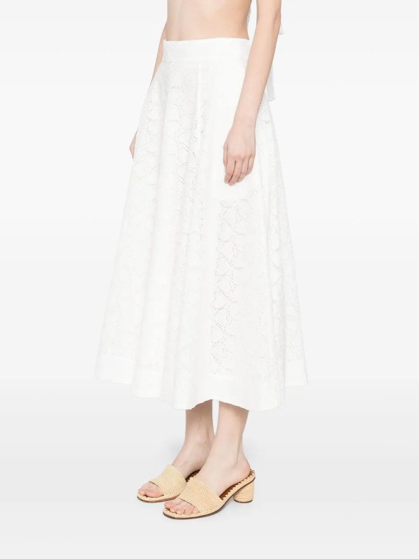 ZIMMERMANN: Knee length skirts & Midi online - Midi Skirt embroidery