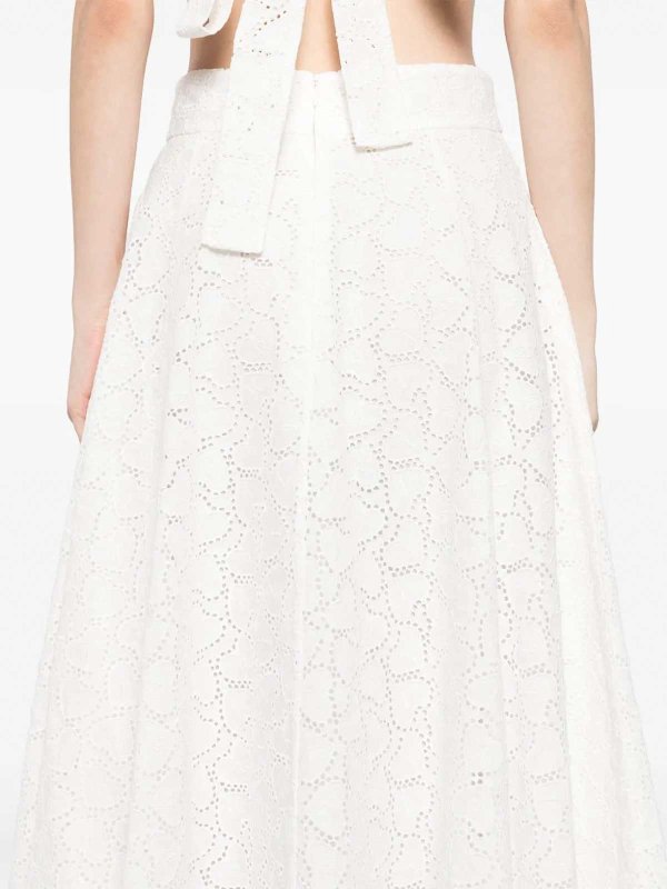 Midi Skirt embroidery shop online: ZIMMERMANN