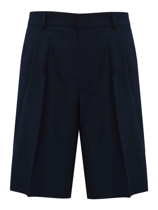 AMARANTO: トラウザーショーツ - ショートパンツ - ブルー