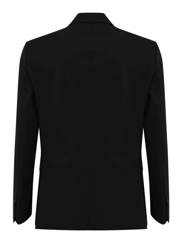 AMARANTO: casual jackets online - Double-Breasted Wool Blend Jacket