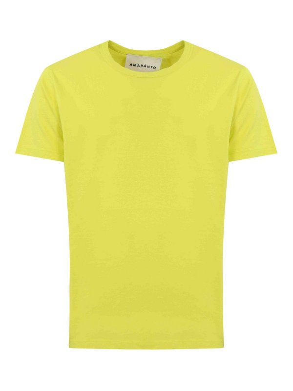 AMARANTO: T-shirts - T-Shirt - Jaune