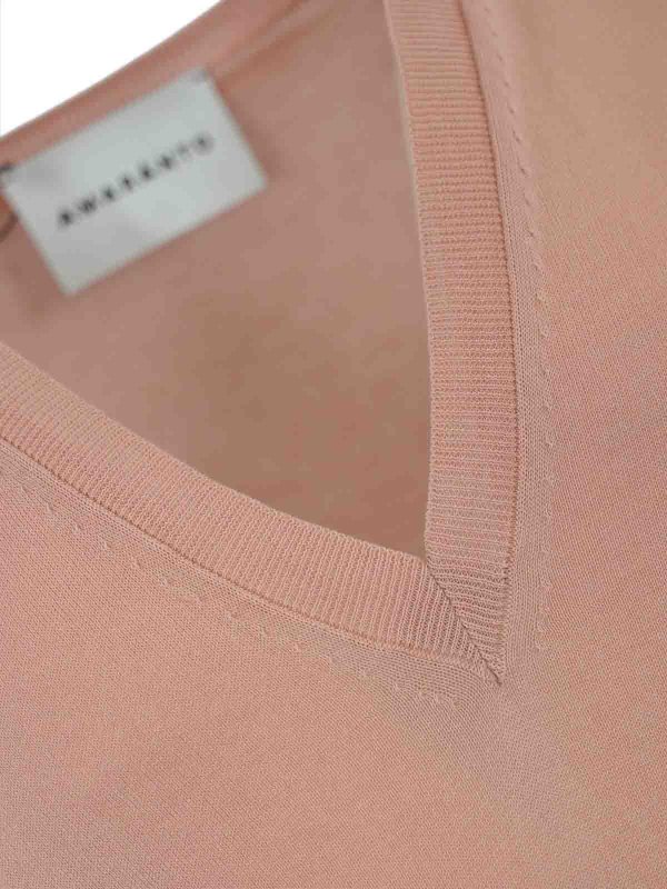 The Best Shops AMARANTO: クルーネック - クルーネック - ヌードカラー