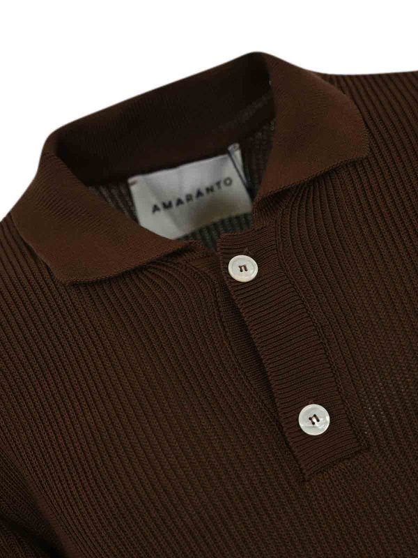 The Best Shops AMARANTO: ポロシャツ - ポロシャツ - ブラウン