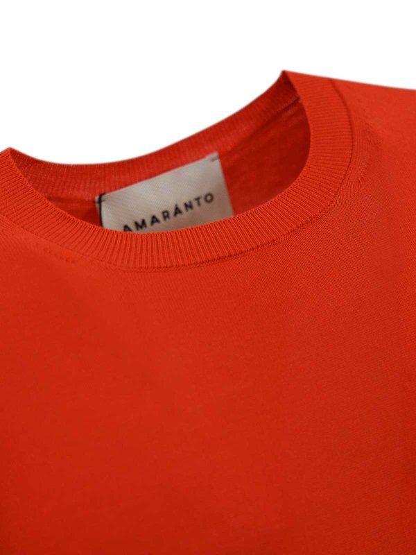 The Best Shops AMARANTO: t-shirt - T-shirt in maglia di cotone