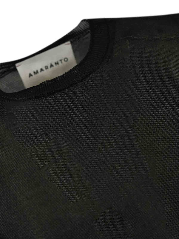 The Best Shops AMARANTO: クルーネック - クルーネック - 黒