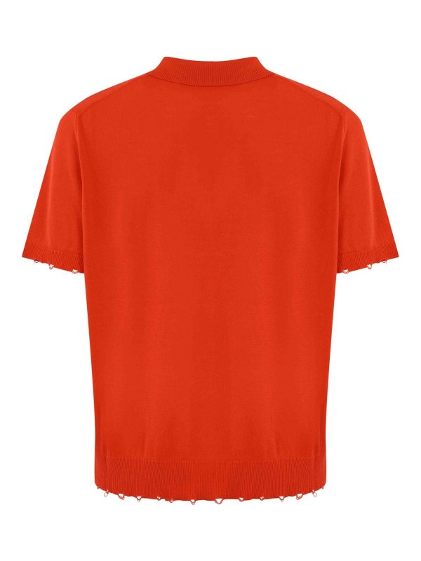 AMARANTO: ポロシャツ online - ポロシャツ - オレンジ